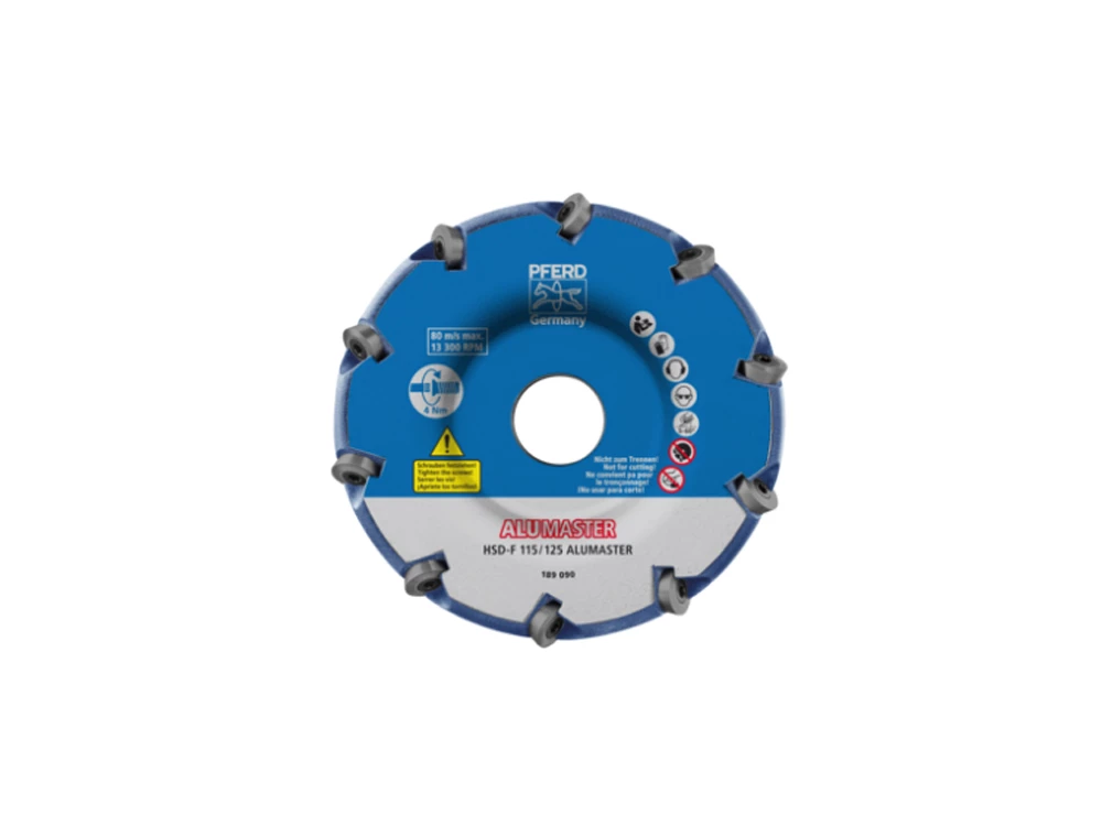 High Speed Disc ALUMASTER HICOAT - Forme HSD-F pour usinage à plat