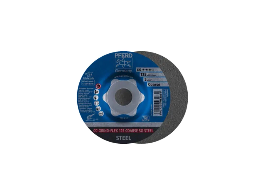 Disques abrasifs CC-GRIND Gamme Performance SG - CC-GRIND FLEX SG STEEL ★★★☆
