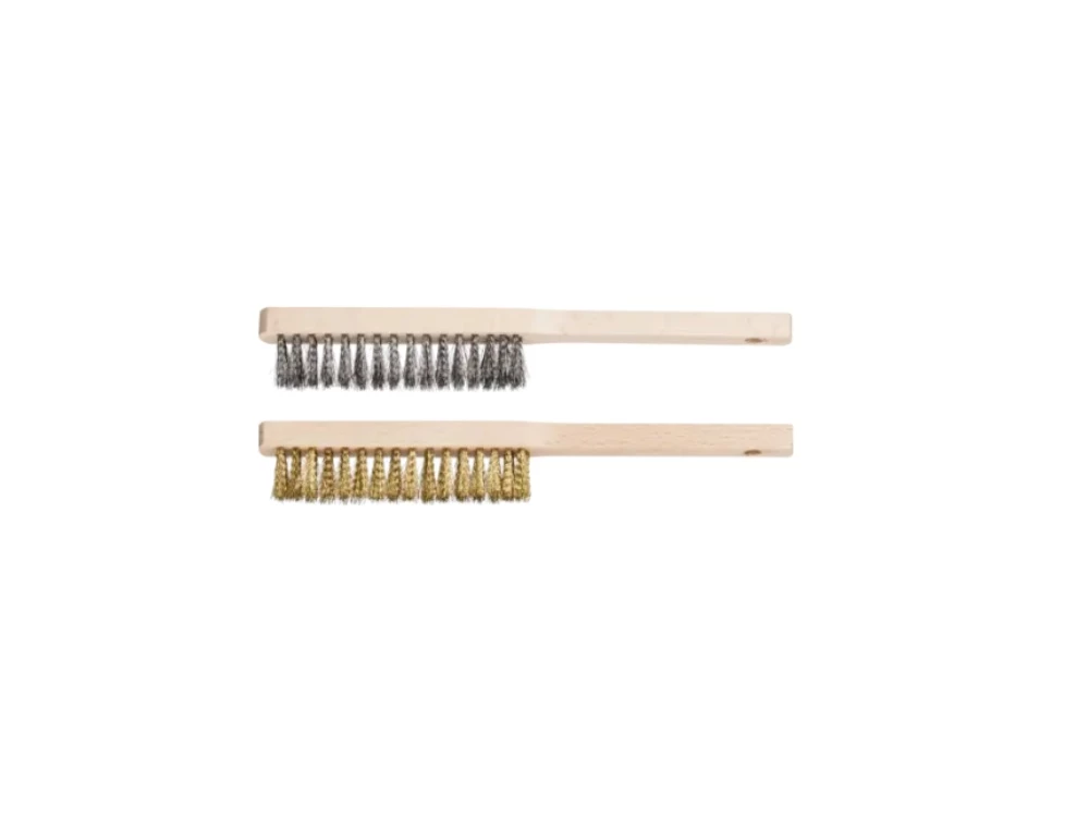 Brosses à main avec monture en bois - Pour mécanique de précision