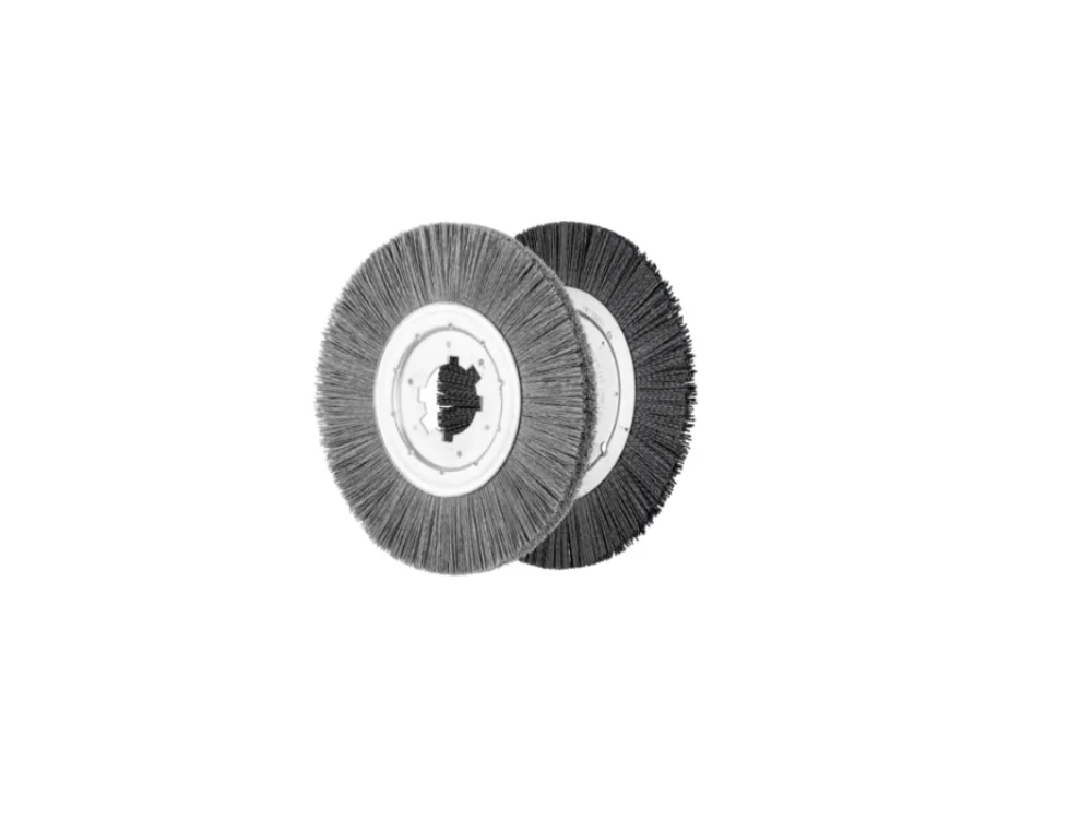 Brosses plates non torsadées - Minces, avec alésage