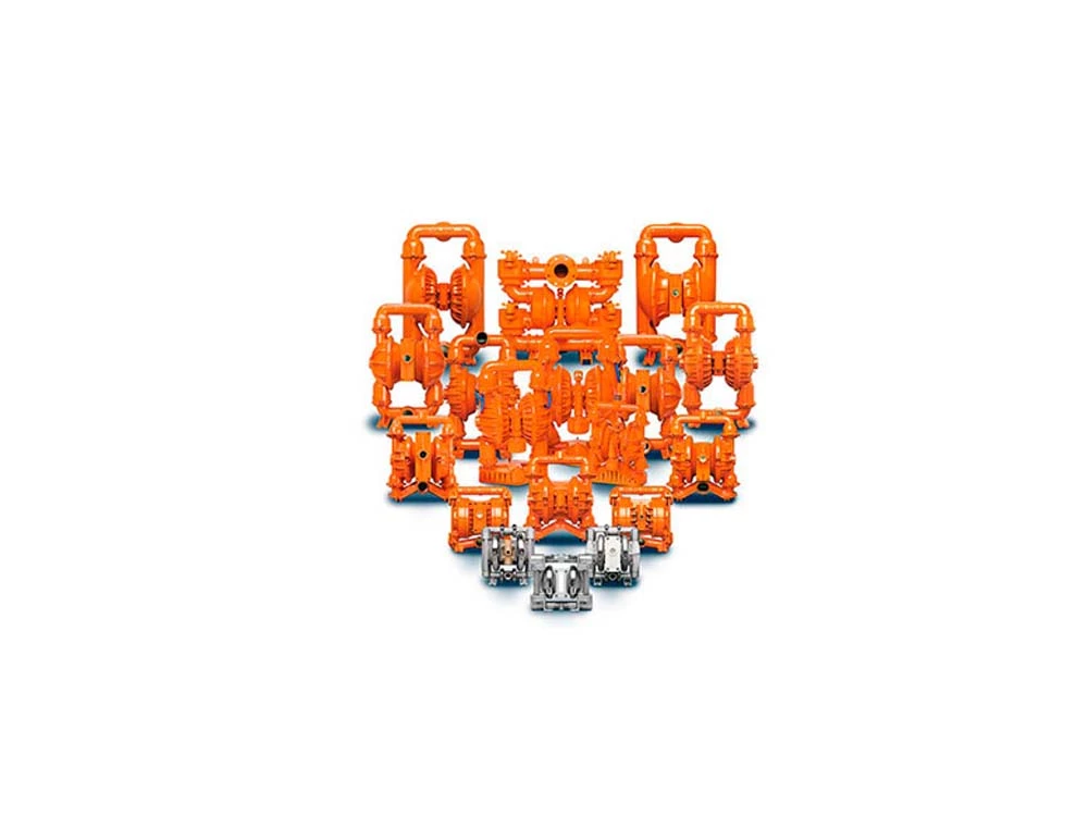 Pompes Pneumatiques à membrane - Pompes Métalliques à colliers